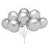 F2C Super Home Party Balloons Silver Colour Large Pack Of 50 Pc