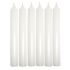Household Candle White Wax Candles 8 Inch 400 g Pack Of 12