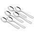  Classic Essentials 6 Pcs Stainless Steel Table Spoon Silver 18 cm Long Set Of 6 Pcs