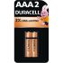 Duracell Alkaline Batteries 2X Long Lasting AAA Battery 1.5V LR03 Pack of 2