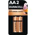 Duracell Alkaline Batteries 2X Long Lasting AA Battery 1.5V (Pack of 2)