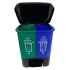 Plastic Pedal Dustbin / Garbage Bin For Wet & Dry Waste Assorted Colour 25 L