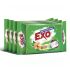 Exo Dishwash Bar Anti-bacterial Ginger Twist 90 g Pouch (Pack Of 4) Combo pack
