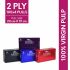 Kressa Face Tissue Box 2Ply 100 Pulls Per Box (20 cm x 19 cm) (Pack Of 4) Combo Pack
