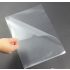 Plastic L Folder Transparent A4 Size Clear Folder Pack of 12