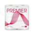 Premier 100% Virgin Toilet Roll | Tissue Roll 3 PLY (11.5 CM X 9.5 CM) 300 Pulls Pack Of 4 Rolls