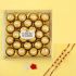 Pearl Rakhi Set & Ferrero Rocher Chocolates