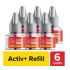 Good knight Power Activ+ Liquid Vapourizer Mosquito Repellent Refill  45 ml each (Pack of 6) Combo Pack